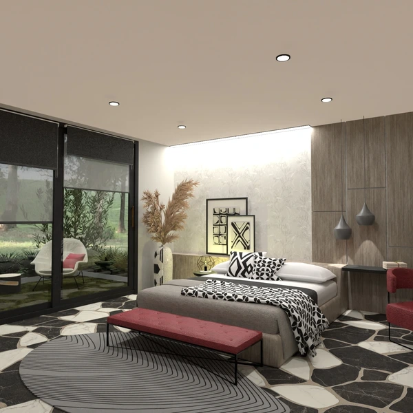 fotos apartamento mobílias decoração quarto iluminação ideias