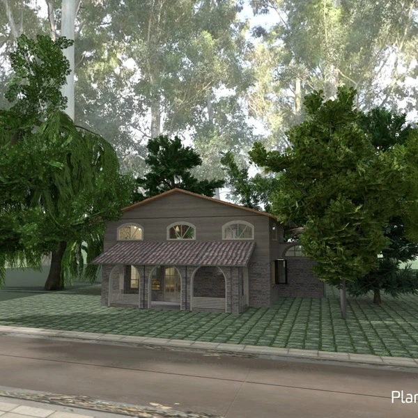 floor plans namas baldai vonia svetainė virtuvė 3d