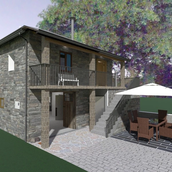 floor plans haus terrasse garage outdoor renovierung 3d