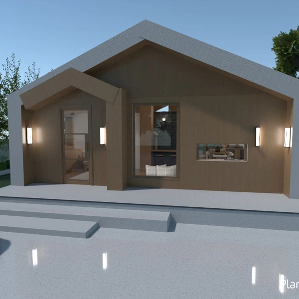 floor plans дом гостиная кухня улица техника для дома 3d