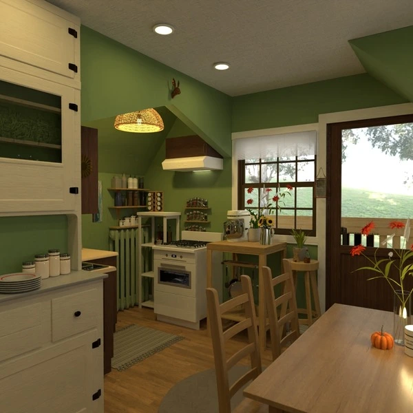 floor plans house kitchen dining room 3d