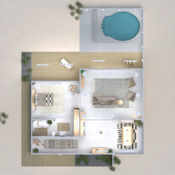 floor plans дом терраса улица освещение архитектура 3d