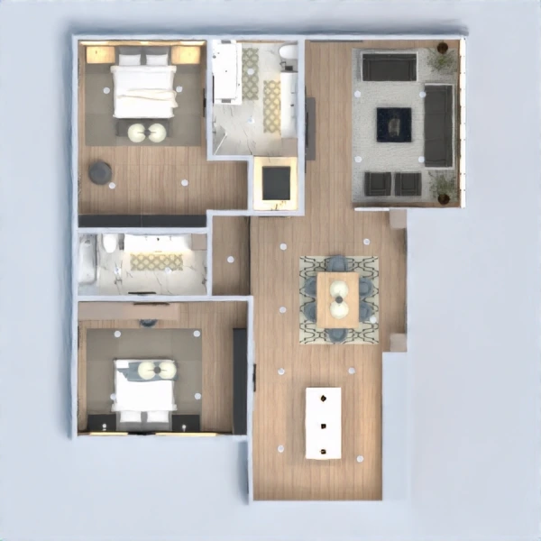 floor plans casa decoração quarto cozinha iluminação 3d