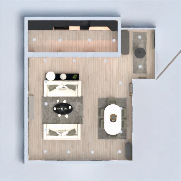floor plans apartment house living room kitchen lighting 3d